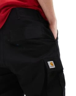 Carhartt WIP Regular Cargo Shorts In Black For Men -Carhartt WIP Sales 205921955 5