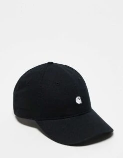 Carhartt WIP Unisex Madison Logo Cap In Black For Unisex