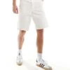Carhartt WIP Single Knee Carpenter Short In Off White For Men