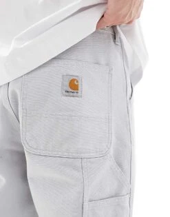 Carhartt WIP Single Knee Carpenter Trousers In Grey For Men 9 Carhartt WIP Single Knee Carpenter Trousers In Grey For Men -Carhartt WIP Sales 206423188 4