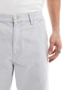 Carhartt WIP Single Knee Carpenter Trousers In Grey For Men 10 Carhartt WIP Single Knee Carpenter Trousers In Grey For Men -Carhartt WIP Sales 206423188 5