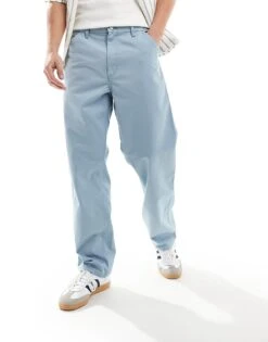 Carhartt WIP Simple Twill Trouser In Blue For Men