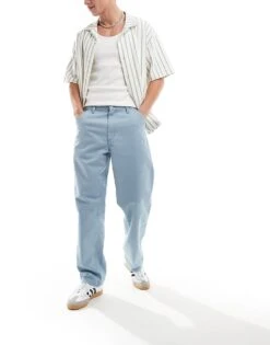 Carhartt WIP Simple Twill Trouser In Blue For Men -Carhartt WIP Sales 206423203 4