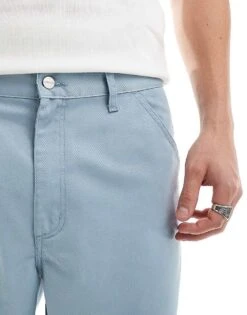 Carhartt WIP Simple Twill Trouser In Blue For Men -Carhartt WIP Sales 206423203 5