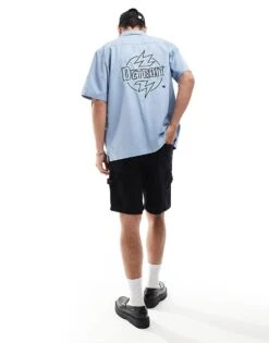 Carhartt WIP Blazer Graphic Shirt In Blue For Men -Carhartt WIP Sales 206423236 4