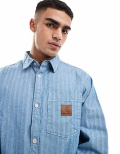 Carhartt WIP Carhatt WIP Co-ord Menard Herringbone Jean In Blue -Carhartt WIP Sales 206423313 1 blue