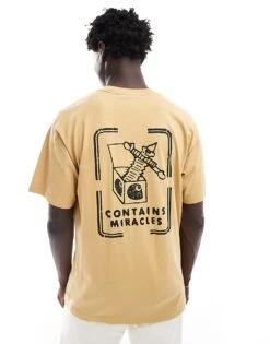 Carhartt WIP Stamp Contains Magic Graphic T-shirt In Sand For Men Brown