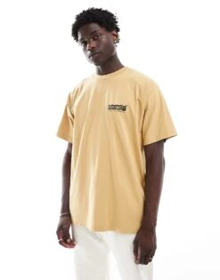 Carhartt WIP Stamp Contains Magic Graphic T-shirt In Sand For Men Brown -Carhartt WIP Sales 206423327 4