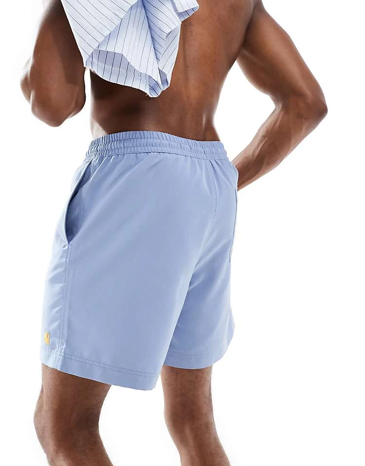 Carhartt WIP Chase Swim Short In Light Blue For Men 3 Carhartt WIP Chase Swim Short In Light Blue For Men - Image 3