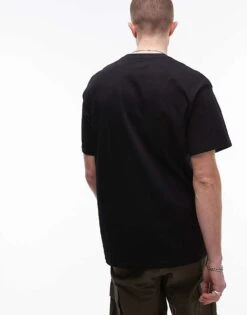 Carhartt WIP Amour Pocket Heart T-shirt In Black For Men 8 Carhartt WIP Amour Pocket Heart T-shirt In Black For Men -Carhartt WIP Sales 206423453 4