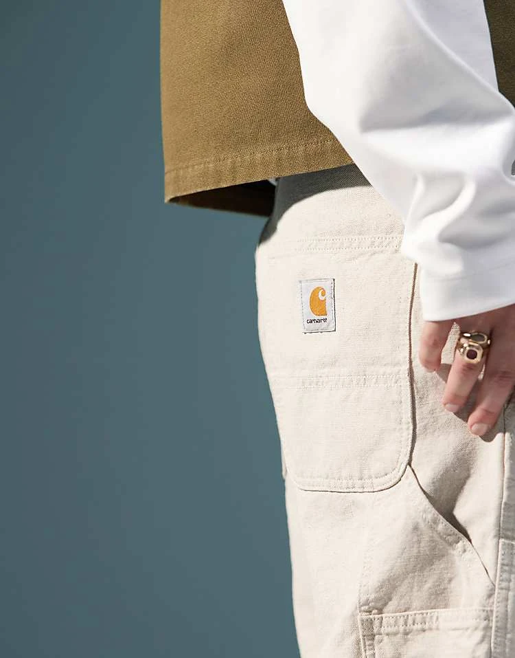 Carhartt WIP Co-ord Walter Double Knee Trouser In Light Beige For Men Cream 5 Carhartt WIP Co-ord Walter Double Knee Trouser In Light Beige For Men Cream - Image 5