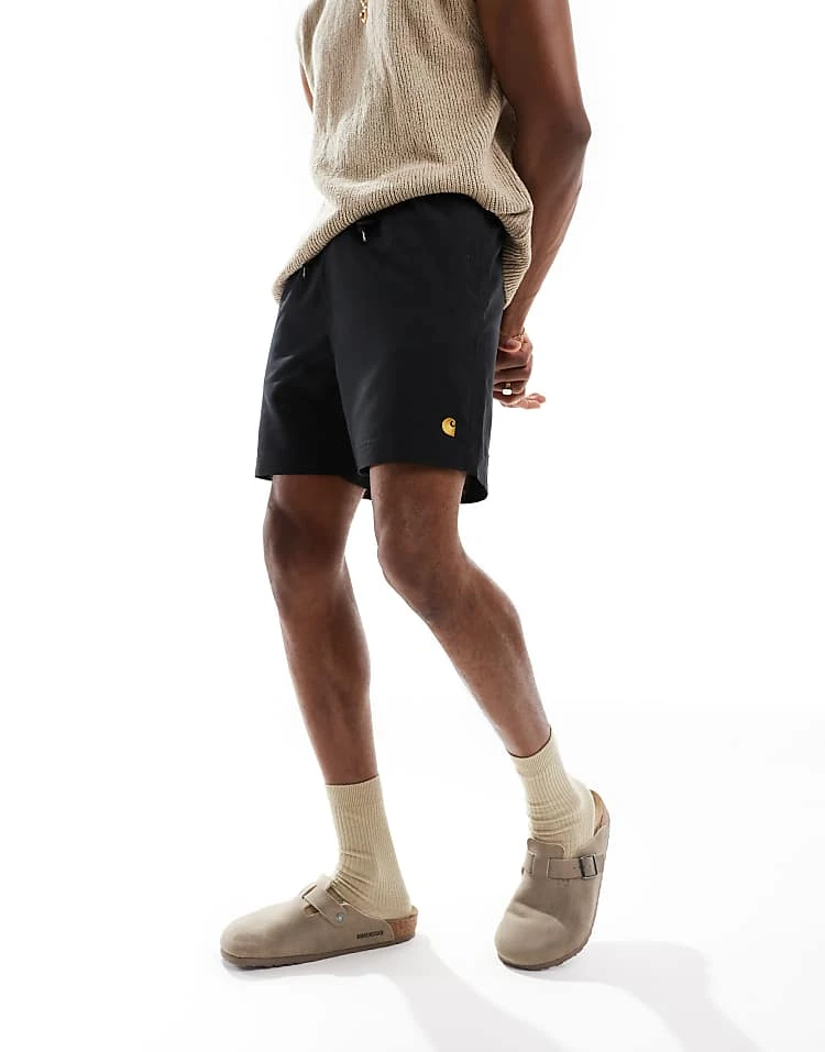 Carhartt WIP Chase Swim Short In Black For Men 5 Carhartt WIP Chase Swim Short In Black For Men - Image 5