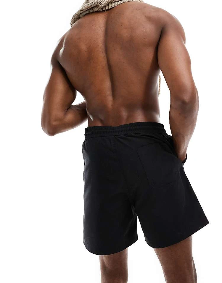 Carhartt WIP Chase Swim Short In Black For Men 2 Carhartt WIP Chase Swim Short In Black For Men - Image 2