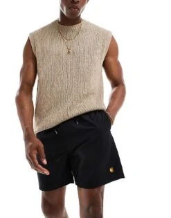 Carhartt WIP Chase Swim Short In Black For Men 8 Carhartt WIP Chase Swim Short In Black For Men -Carhartt WIP Sales 206423495 4