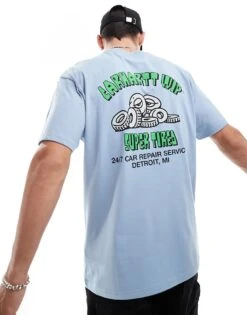 Carhartt WIP Super Tired T-shirt In Light Blue For Men