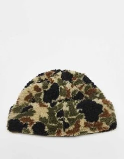 Carhartt WIP Prentis Beanie In Camo For Unisex Brown -Carhartt WIP Sales 206637476 3