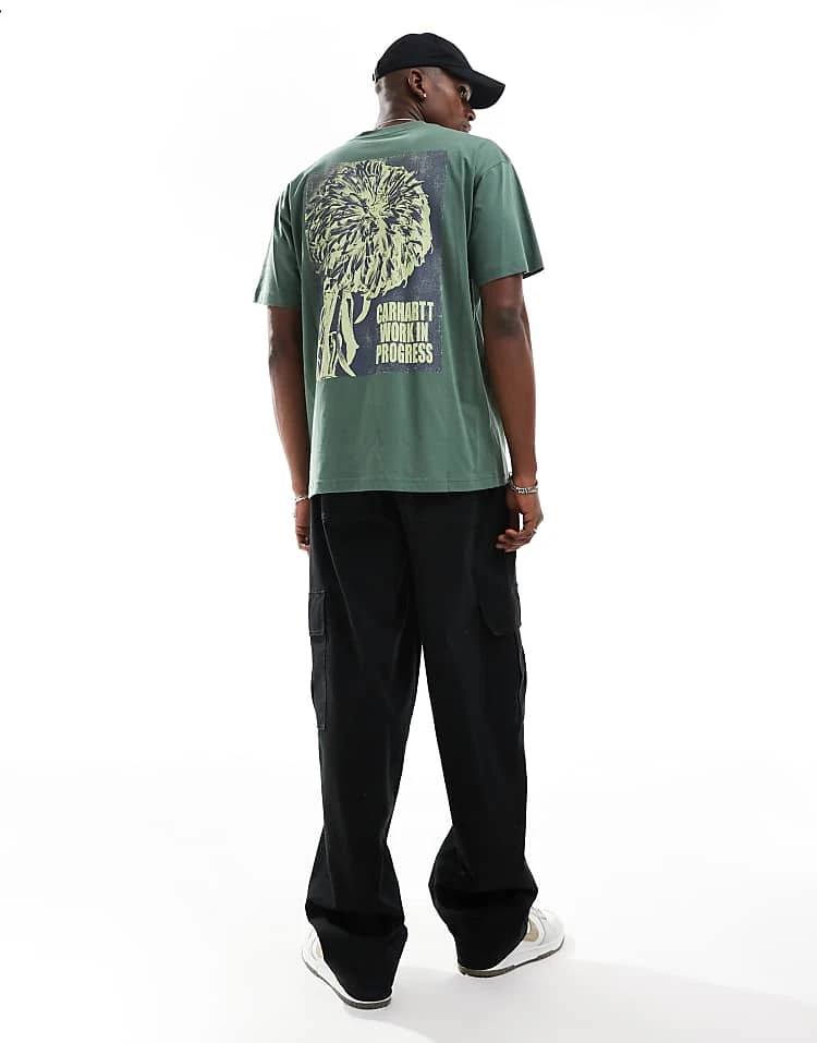 Carhartt WIP Chrysanthemum T-shirt In Green For Men 3 Carhartt WIP Chrysanthemum T-shirt In Green For Men - Image 3