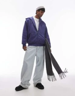 Carhartt WIP Vista Zip Up Jacket In Purple For Men -Carhartt WIP Sales 206637805 3