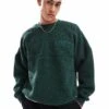 Carhartt WIP Coordinate Borg Sweatshirt In Green For Men