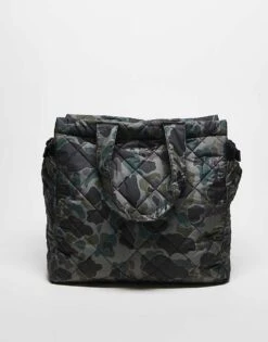 Carhartt WIP Myton Travel Tote Bag In Grey Camo For Men -Carhartt WIP Sales 206638183 3