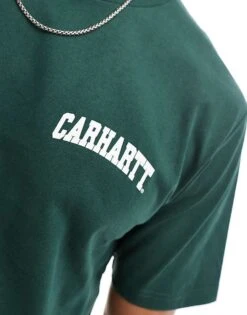 Carhartt WIP University Script T-shirt In Khaki For Men 8 Carhartt WIP University Script T-shirt In Khaki For Men -Carhartt WIP Sales 206638247 4
