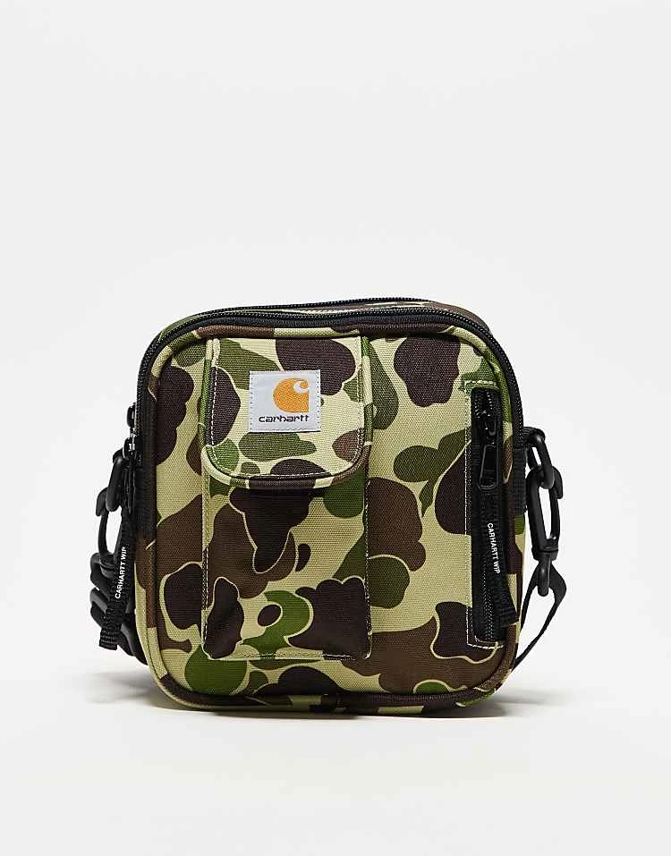 Carhartt WIP Essentials Small Dove Bag In Camo Green For Unisex 1 Carhartt WIP Essentials Small Dove Bag In Camo Green For Unisex