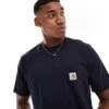 Carhartt WIP Pocket T-shirt In Navy For Men