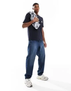 Carhartt WIP Pocket T-shirt In Navy For Men -Carhartt WIP Sales 206638322 3