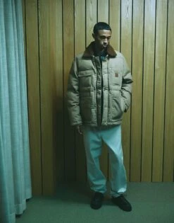 Carhartt WIP Rayley Quilted Jacket In Light Brown For Men