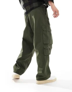 Carhartt WIP Tracker Relaxed Fit Trousers In Green For Men -Carhartt WIP Sales 206638779 5