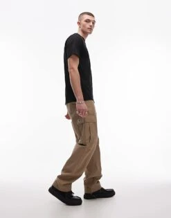 Carhartt WIP Regular Fit Cargo Trousers In Beige For Men 10 Carhartt WIP Regular Fit Cargo Trousers In Beige For Men -Carhartt WIP Sales 206638804 5