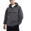 Carhartt WIP Windbreaker 3/4 Zip Pullover In Grey For Men White