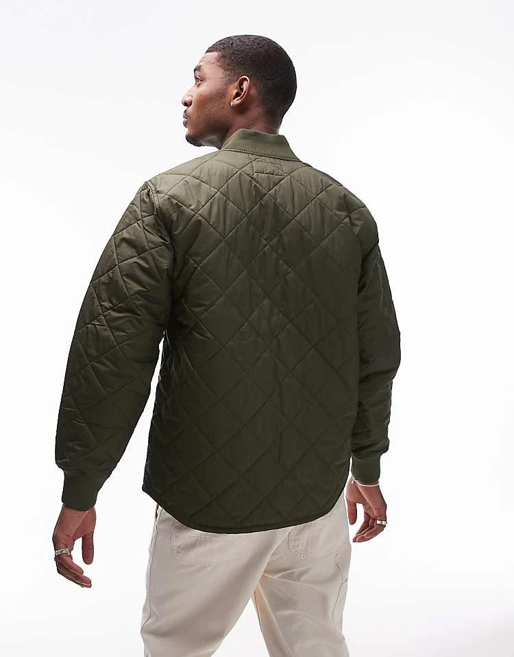 Carhartt WIP Myton Liner Quilted Jacket In Green For Men 2 Carhartt WIP Myton Liner Quilted Jacket In Green For Men - Image 2