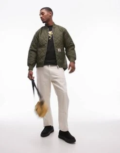 Carhartt WIP Myton Liner Quilted Jacket In Green For Men 7 Carhartt WIP Myton Liner Quilted Jacket In Green For Men -Carhartt WIP Sales 206638836 3