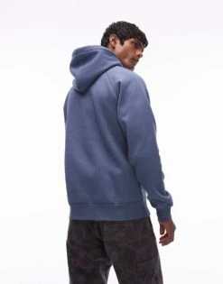 Carhartt WIP Chase Hoodie In Blue For Men 8 Carhartt WIP Chase Hoodie In Blue For Men -Carhartt WIP Sales 206638852 4