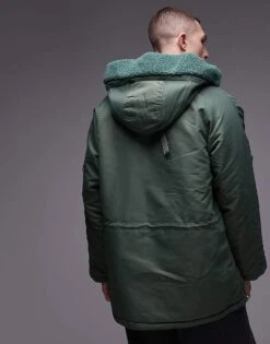 Carhartt WIP Olten Parka Jacket In Green For Men -Carhartt WIP Sales 206638862 4