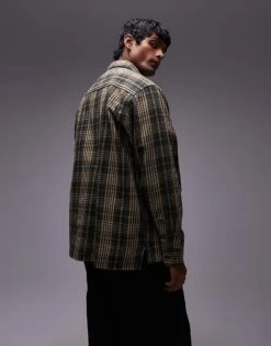 Carhartt WIP Long Sleeve Mandlik Shirt In Green Multi For Men 7 Carhartt WIP Long Sleeve Mandlik Shirt In Green Multi For Men -Carhartt WIP Sales 206638908 3