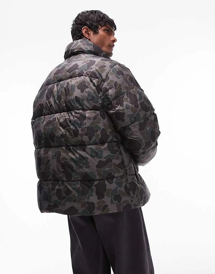 Carhartt WIP Springfield Quilted Zip Up Jacket In Grey For Men White 3 Carhartt WIP Springfield Quilted Zip Up Jacket In Grey For Men White - Image 3