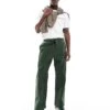 Carhartt WIP Floyde Relaxed Fit Trousers In Green For Men