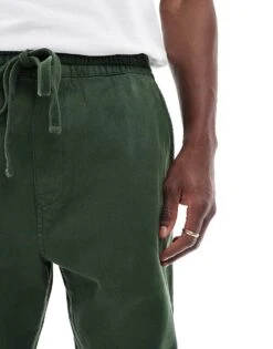 Carhartt WIP Floyde Relaxed Fit Trousers In Green For Men -Carhartt WIP Sales 206638942 4