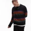 Carhartt WIP Merton Stripe Jumper In Black Multi For Men