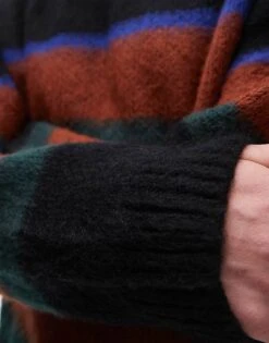 Carhartt WIP Merton Stripe Jumper In Black Multi For Men -Carhartt WIP Sales 206638964 3