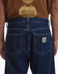 Carhartt WIP Landon Loose Tapered Fit Jeans In Mid Blue For Men -Carhartt WIP Sales 206638981 4