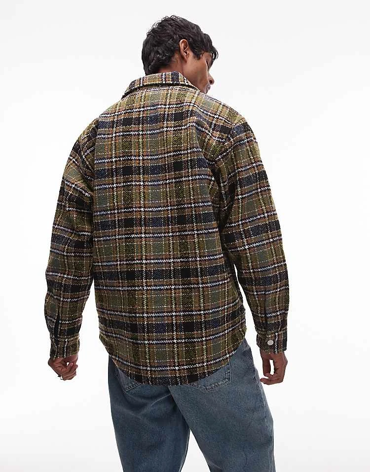 Carhartt WIP Stroy Checked Shirt In Multi Brown For Men 4 Carhartt WIP Stroy Checked Shirt In Multi Brown For Men - Image 4