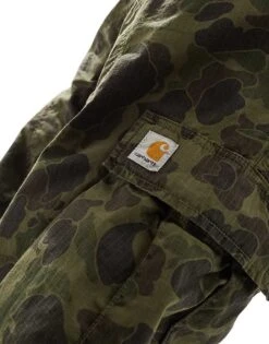 Carhartt WIP Duck Cargo Regular Fit Trousers In Green For Men -Carhartt WIP Sales 206639115 3