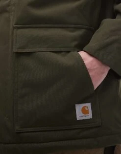 Carhartt WIP Clarton Parka Jacket In Khaki For Men -Carhartt WIP Sales 206639117 4