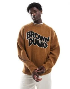 Carhartt WIP Ducks Jumper In Brown For Men -Carhartt WIP Sales 206639133 1 brown 1