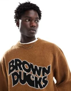Carhartt WIP Ducks Jumper In Brown For Men -Carhartt WIP Sales 206639133 3
