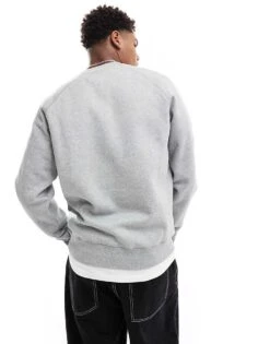 Carhartt WIP Chase Sweatshirt In Grey For Men 6 Carhartt WIP Chase Sweatshirt In Grey For Men -Carhartt WIP Sales 206639148 2