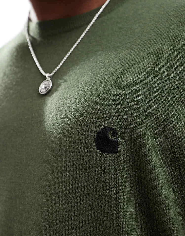 Carhartt WIP Madison Jumper In Green For Men 4 Carhartt WIP Madison Jumper In Green For Men - Image 4